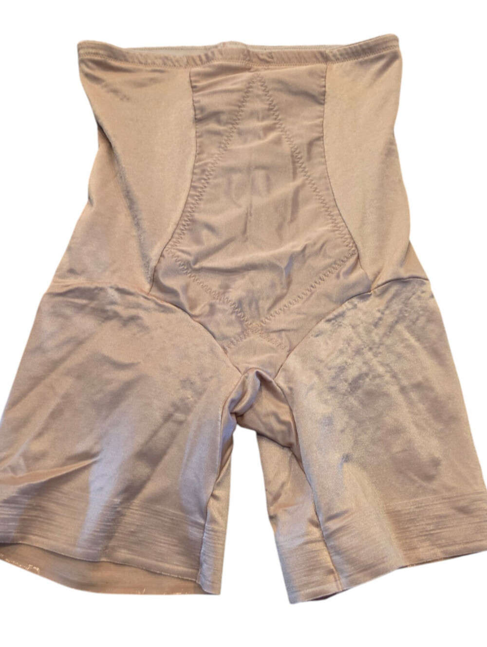 Cupid Womens Sz 2XL Tummy Shaping Shapewear Beige Shorts Style 5369
